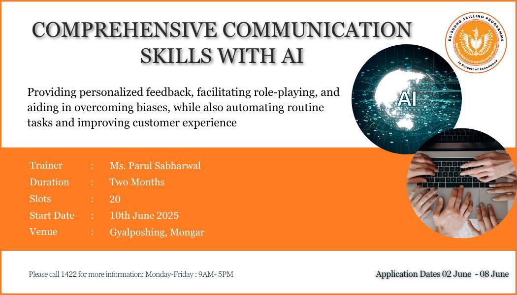 Comprehensive Communication Skills with AI- Reannouncement