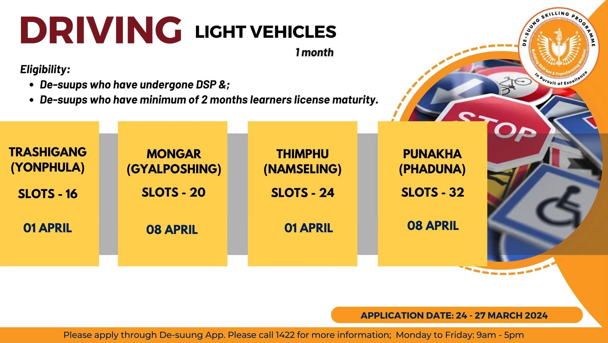 DSP in 'Driving - Light vehicles'