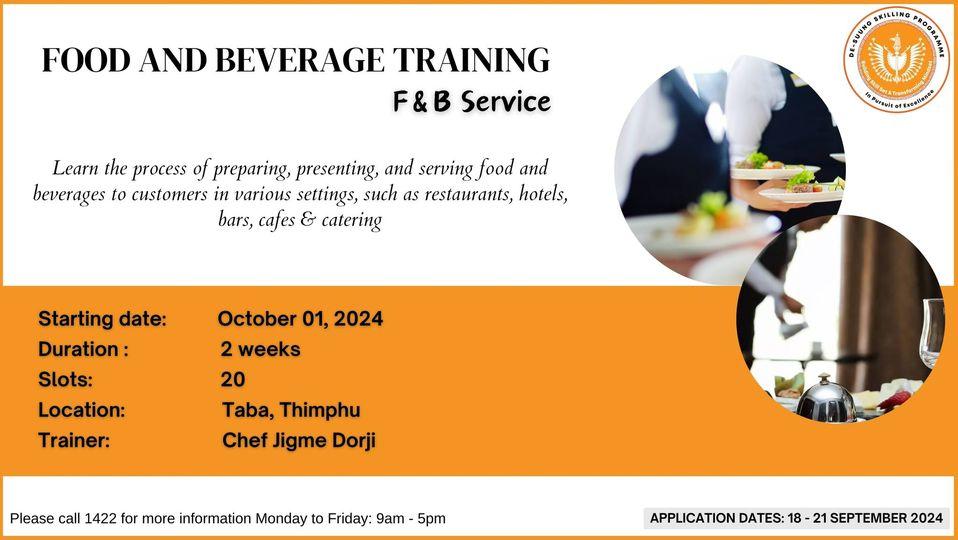 Food And Beverage Training