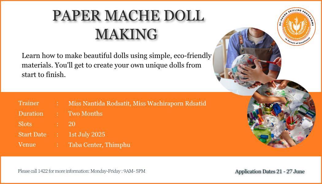 RE ANNOUNCEMENT-Paper Mache Doll Making