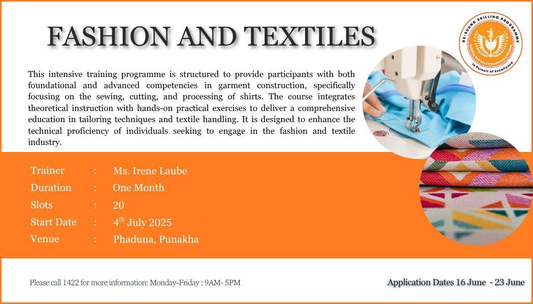 Announcement: Fashion and Textiles