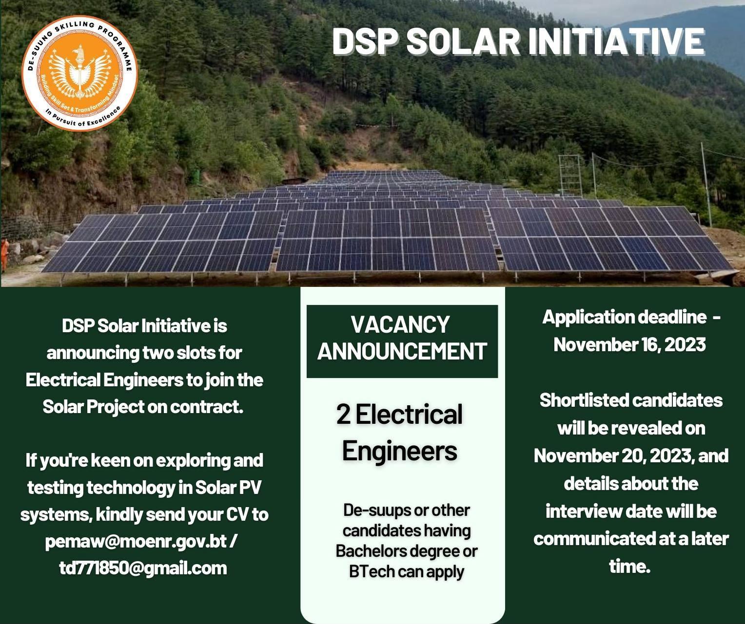 DSP Solar Initiative