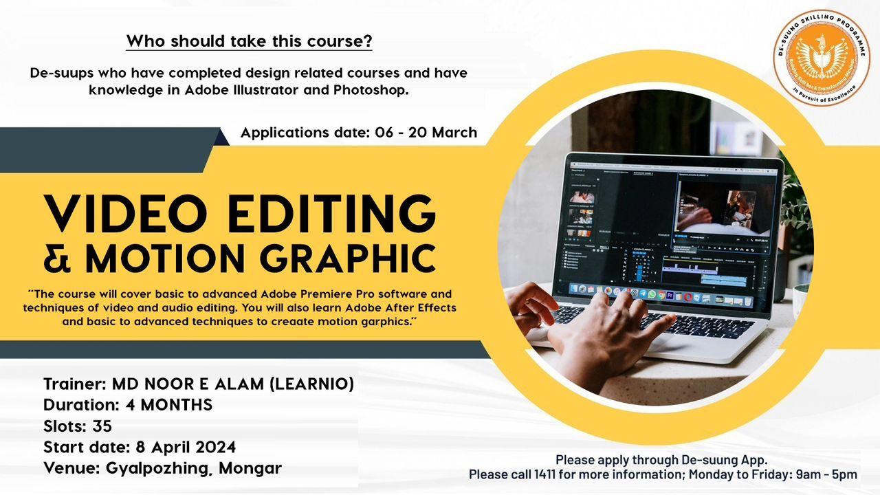 DSP in VIDEO EDITING & MOTION GRAPHIC